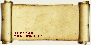 Valentina Živanović vizit kartica